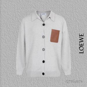 loeweファータートルネックニットカーディガンコートクルーネックセーター