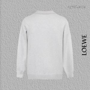 loeweファータートルネックニットカーディガンコートクルーネックセーター