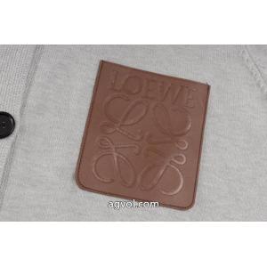loeweファータートルネックニットカーディガンコートクルーネックセーター