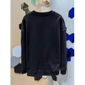 LOEWE高品質刺繍ラウンドネックパーカー