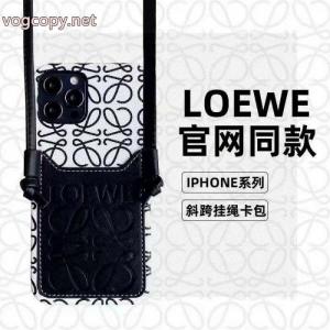 LoeweIphoneケースカバー斜め掛けカセットケース携帯ケース