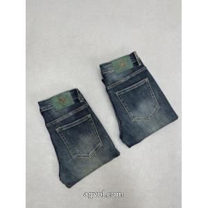 LOEWEカジュアルフィット小足精櫛ストレッチジーンズ