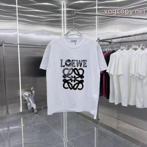 loewe2026秋冬新作丸首半袖Tシャツ男女同型
