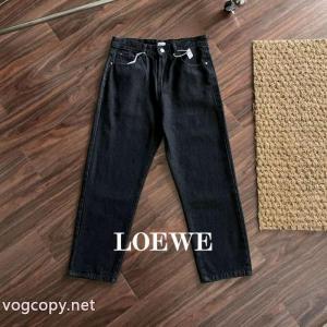 LOEWE新春夏メンズトレンド刺繍水洗マイクロストレッチストレートジーンズ