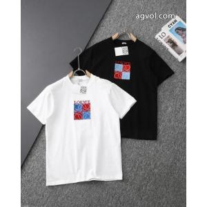 新商品☆完売必至 個性的 輝く高級感満点ブランド 通販 激安半袖TシャツLOEWE