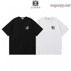 ロエベ毎年爆発的人気 目を惹く作品 期間限定セール偽物 通販Tシャツ