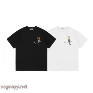 Tシャツ高級感を演出 洗練された印象 大胆にLOEWE激安 通販 専門