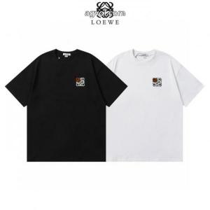 憧れの 海外セレブ定番愛用  完売必至半袖TシャツLOEWE偽 ブランド 通販