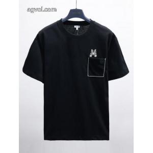 最安値激しい争奪戦 有名な 人気ブランドの秋冬新色ブランド コピー  半袖TシャツLOEWE