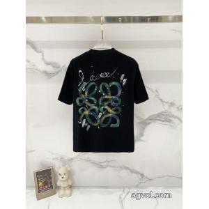 LOEWEブランド コピー 販売数量限定特価 最安値高品質 品質の高い半袖Tシャツ