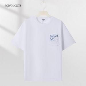 半袖Tシャツ素材感に注目 上質なもの 定番 ファッションブランド 品 激安 通販LOEWE