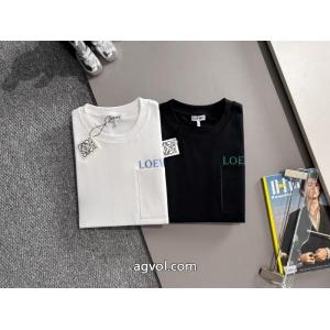 すぐにお届け 絶対欲しい 高評価アイテムブランド 偽物LOEWE半袖Tシャツ