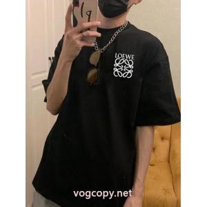 偽 ブランド半袖Tシャツお洒落暖か 魅力を放つ 高品質ロエベ
