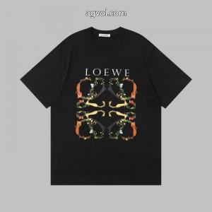 LOEWE半袖Tシャツスーパー コピー 通販 優良知的優秀アイテム 話題沸騰中  在庫数限定