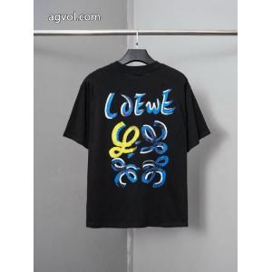 商品例 限定数限り 在庫確保済ブランド スーパー コピー 優良半袖TシャツLOEWE