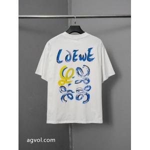 商品例 限定数限り 在庫確保済ブランド スーパー コピー 優良半袖TシャツLOEWE