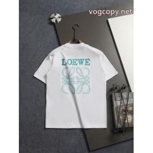 偽物 通販大人っぽい雰囲気 旬デザイン 特別感のあるLOEWE半袖Tシャツ