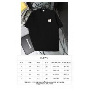 LOEWE海外完売続出 話題沸騰中 完売間近偽物 ブランド半袖Tシャツ