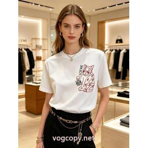 半袖TシャツLOEWEブランド コピー 優良ついに登場 2026最新コラボ完売間近 上質  