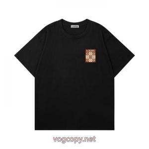 高級感演出 ユニークなデザイン 最新作正規品半袖TシャツLOEWEブランド 偽物 通販