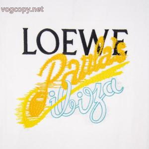 半袖Tシャツ大胆なチェックの人気トレンド 夏らしい品格が漂う 2026新作ブランド 偽物 激安LOEWE