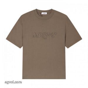 LOEWE最新のアイテム HOT人気 大人の雰囲気たっぷりブランド 激安半袖Tシャツ