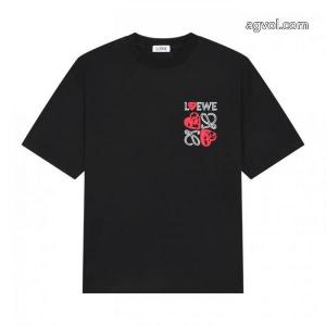 LOEWE最安値に挑戦 使えて可愛いデザイン 最終セール半袖Tシャツ激安 ブランド 通販