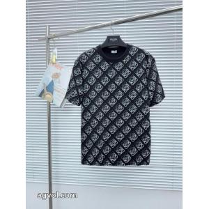 激安 通販 ブランド半袖Tシャツ限定激安 2026 HOT新品 夏の大人カジュアルスタイルLOEWE