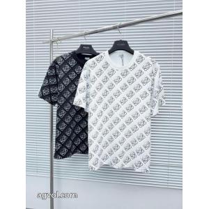 激安 通販 ブランド半袖Tシャツ限定激安 2026 HOT新品 夏の大人カジュアルスタイルLOEWE