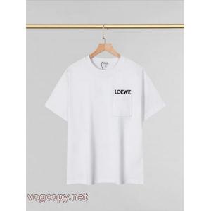 上品で優しい雰囲気に 通勤の定番 国内即発送込半袖Tシャツブランド 通販ロエベ