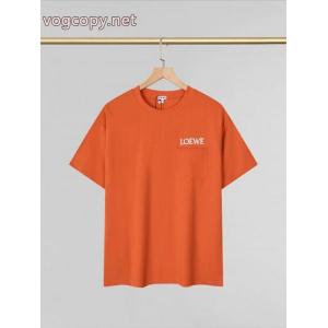 上品で優しい雰囲気に 通勤の定番 国内即発送込半袖Tシャツブランド 通販ロエベ