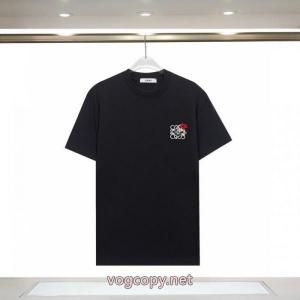 優れたデザイン 限定価格 有名モデル愛用アイテム半袖TシャツLOEWEブランド 通販店