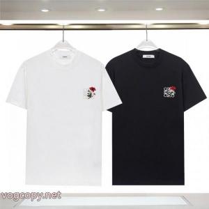 優れたデザイン 限定価格 有名モデル愛用アイテム半袖TシャツLOEWEブランド 通販店