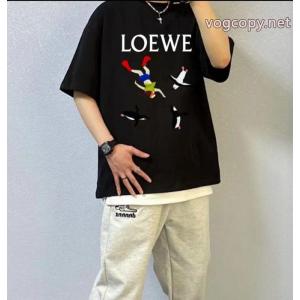 偽物 通販 サイト手元在庫限り 普段使いに最適の大人スタイル お得格安LOEWE半袖Tシャツ