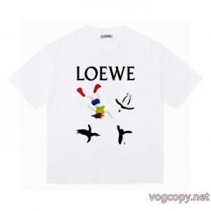 偽物 通販 サイト手元在庫限り 普段使いに最適の大人スタイル お得格安LOEWE半袖Tシャツ