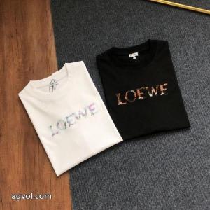 スーパー コピー ブランド 通販ロエベ今季新作 セール 大人気ブランド HOT人気半袖Tシャツ
