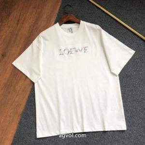 スーパー コピー ブランド 通販ロエベ今季新作 セール 大人気ブランド HOT人気半袖Tシャツ