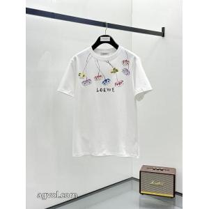 半袖Tシャツ定番人気のモデル 若者世代に人気が高い 2026一番最高人気LOEWEブランド アクセサリー 激安