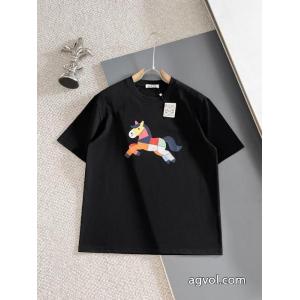 半袖Tシャツ高級感漂う 26新作限定版プリント 暖かな着心地LOEWEコピー 商品 ブランド