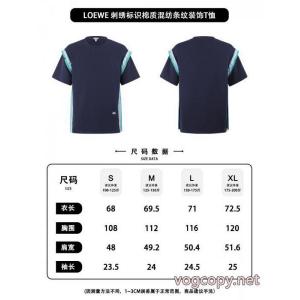 激安 通販 ブランド絶対欲しい新作 個性的なデザイン 今、注目なのLOEWE半袖Tシャツ