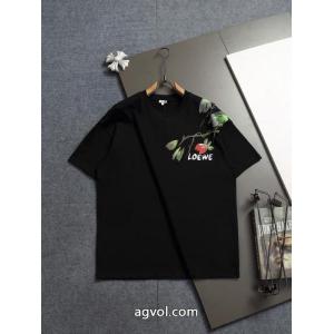 LOEWEお得な激安セール価格 爆発的人気 新作数量限定セール半袖Tシャツ偽 ブランド 購入