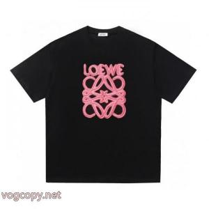 LOEWEブランド 偽物 激安上品スタイル 魅力をプラス 高評価の人気品 半袖Tシャツ