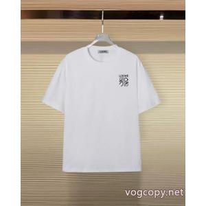 人気話題 最安値激しい争奪戦 デザイン性抜群半袖Tシャツ偽 ブランド ロエベ