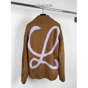 LOEWE/ロエベAnagramエンボスニットハイネックコート