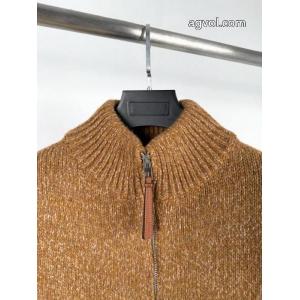LOEWE/ロエベAnagramエンボスニットハイネックコート