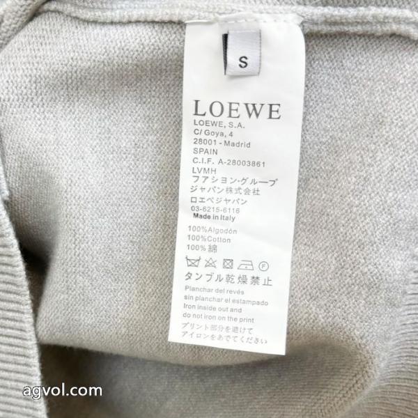 LOEWEロエベ胸元ピールニットカーディガン 3