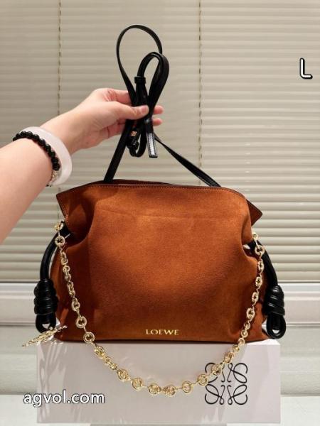 Loeweミニやわらかナッパ羊革Flamenco Purse福袋 3