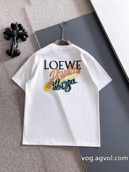 loewe経典ロゴ刺繍工芸重工芸+特殊工芸刺繍男女同型 0