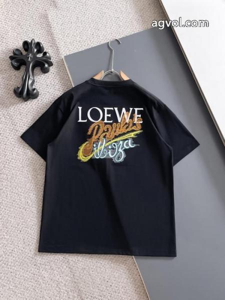 loewe経典ロゴ刺繍工芸重工芸+特殊工芸刺繍男女同型 3