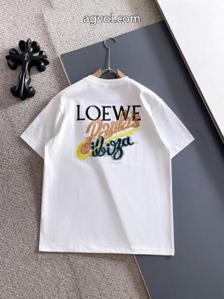 loewe経典ロゴ刺繍工芸重工芸+特殊工芸刺繍男女同型 4